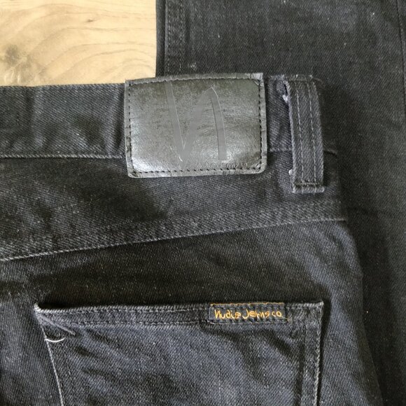 Nudie Jeans Lean Dean 30x32 Dry Black Selvage - Picture 7 of 7
